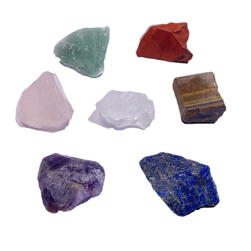 Seven Chakra Natural Crystals  Healing Stone