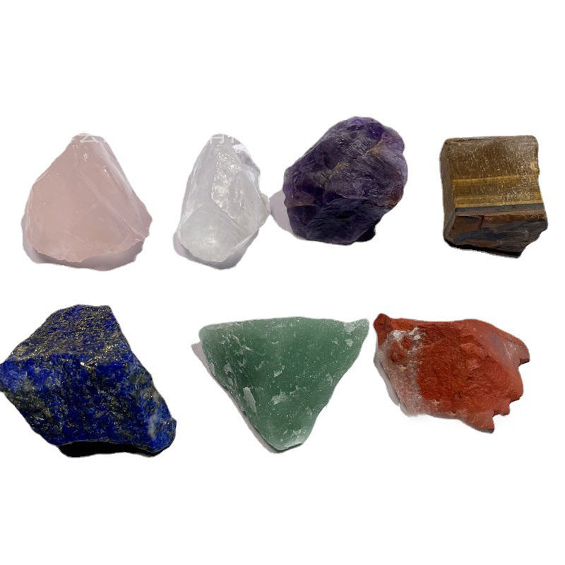 Seven Chakra Natural Crystals  Healing Stone