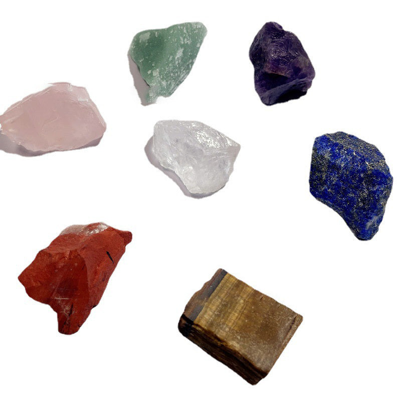 Seven Chakra Natural Crystals  Healing Stone