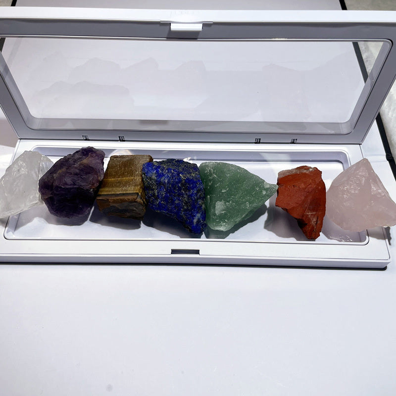 Seven Chakra Natural Crystals  Healing Stone