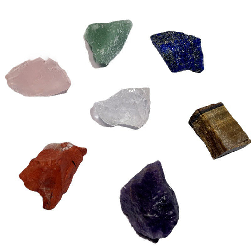 Seven Chakra Natural Crystals  Healing Stone